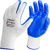 Перчатки нейлон, нитриловый облив 32г на подвесе